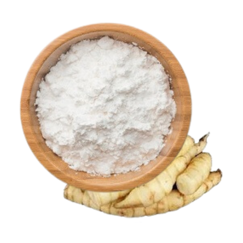 Organic Arrowroot Powder, fine, clear white, and odourless item