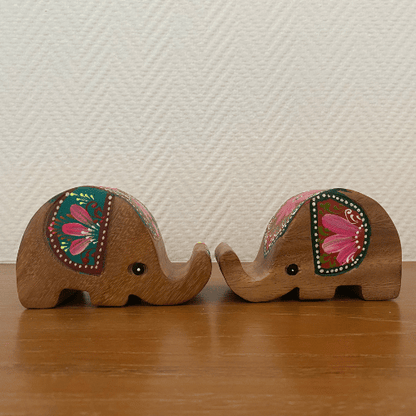 Wooden Elephant Phone Holder