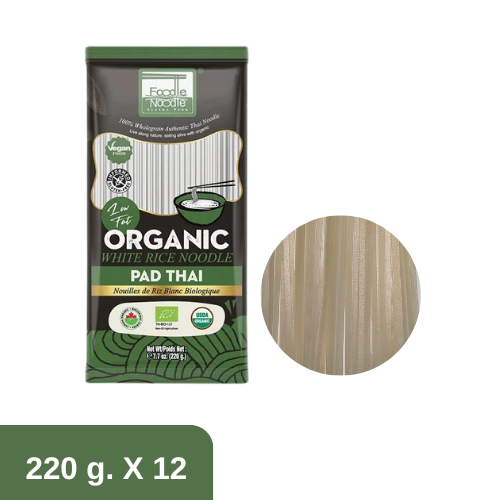 Organic Whole Grain Rice Noodles 4 mm.