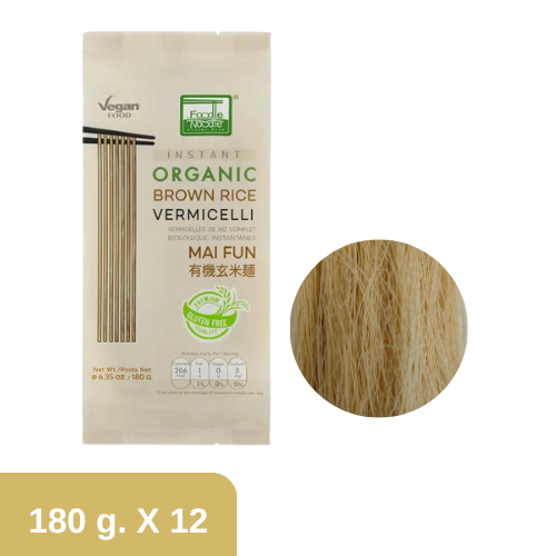 Organic Brown Rice Vermicelli 180g.