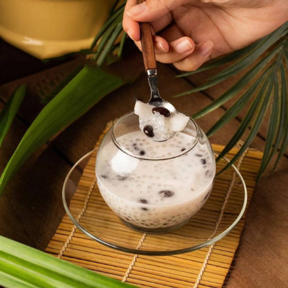 Tapioca with Black Beans in Coconut Cream