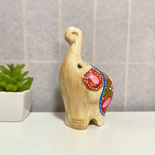 Handcraft wood elephant