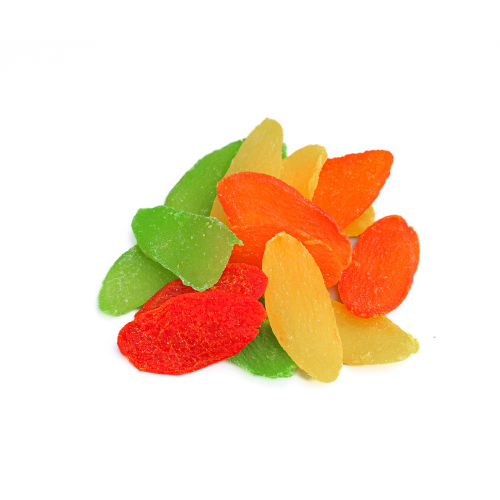 Dehydrated Pineapple Core Slice Mixed Color - Food Farm Hub