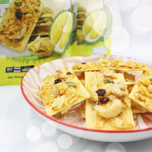 Durian Chips with Cheese Cracker