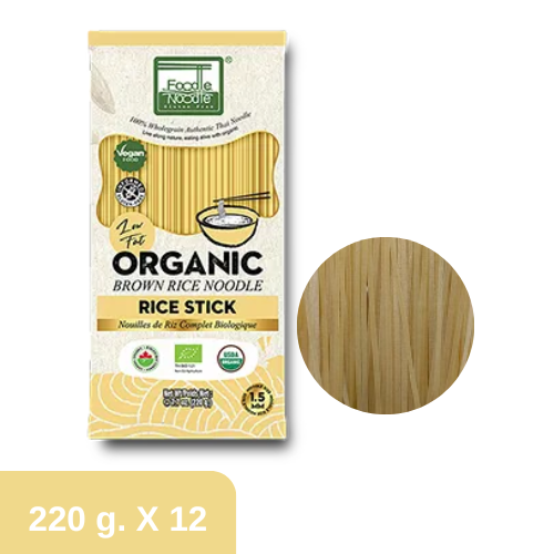 Organic Brown Rice Noodles 4 mm.