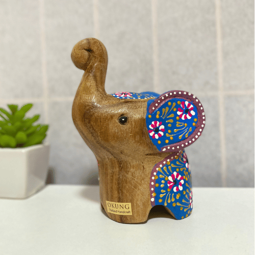 Elephant with painted