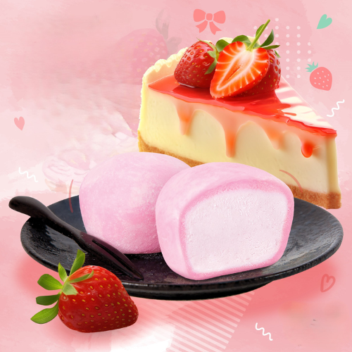 Strawberry Cheesecake Mochi