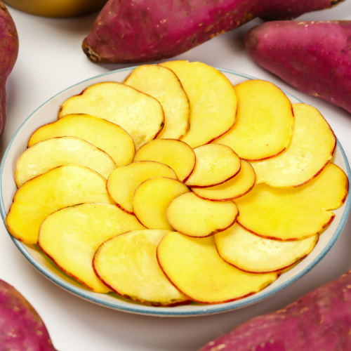 Frozen Steamed Beniazuma Sweet Potato Slice 2mm