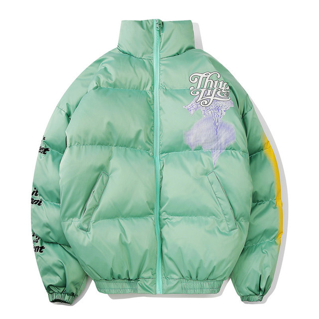 Graffiti bear printed cotton clothing men's bakery - Image 2