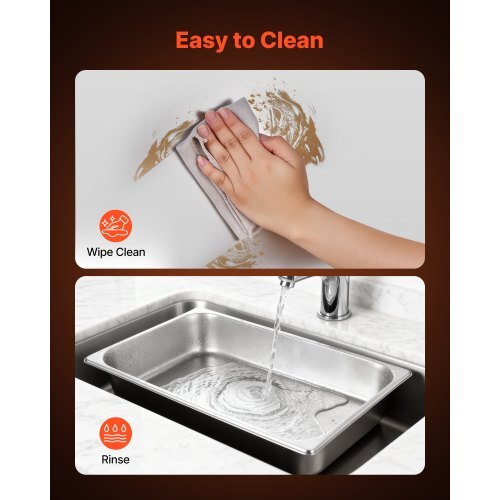 Commercial Electric Drawer Warmer, Three-Drawer Stainless Steel Food Warmer, Freestanding Compact Warming Drawer Cabinet, 85?°F-185?°F Wide Temperature Range, for Restaurant, Hotel Buffet & Bakery - Image 5